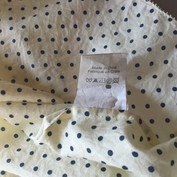 Paul & Joe Sister polka dot cotton/silk blouse with ribbon tie - Picture 6 of 6